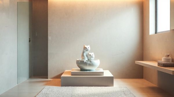 5 raisons d'opter pour une fontaine à eau ceramique pour chat