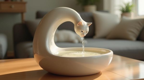 Pourquoi la fontaine à eau pour chat céramique est bien plus qu'un simple accessoire