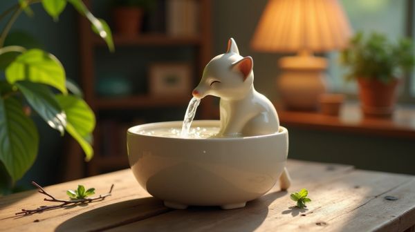 Pourquoi la fontaine à eau pour chat céramique est bien plus qu'un simple accessoire